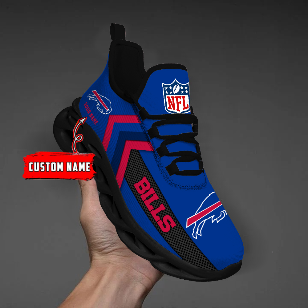 1 Custom Name   Buffalo Bills   PERSONALIZED MAX SOUL SHOES T4