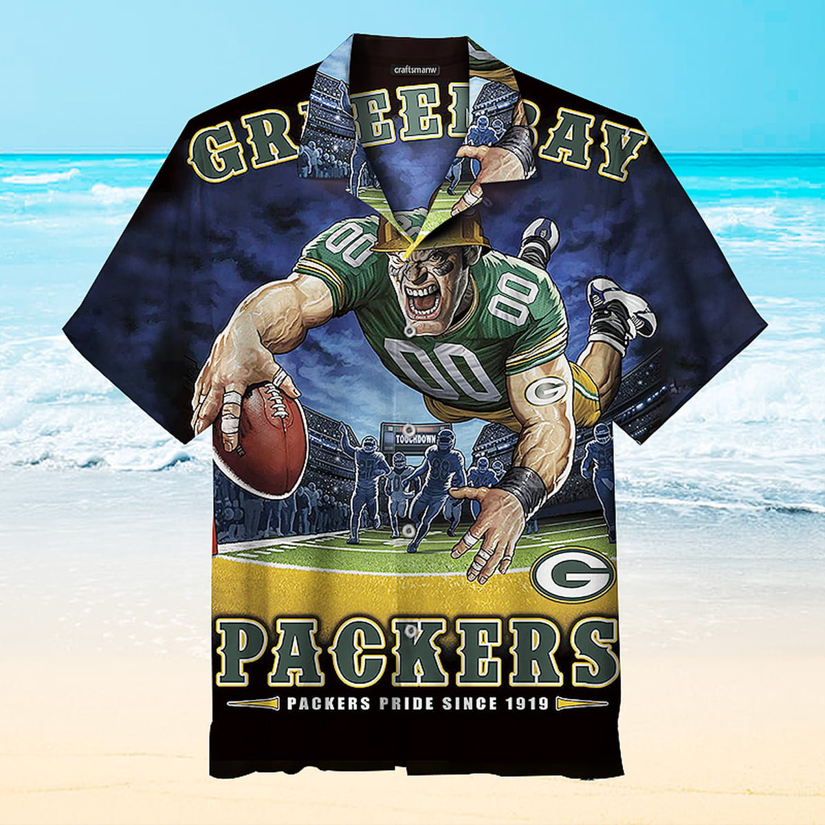 1919 Green Bay Packers Unisex Hawaiian Shirts