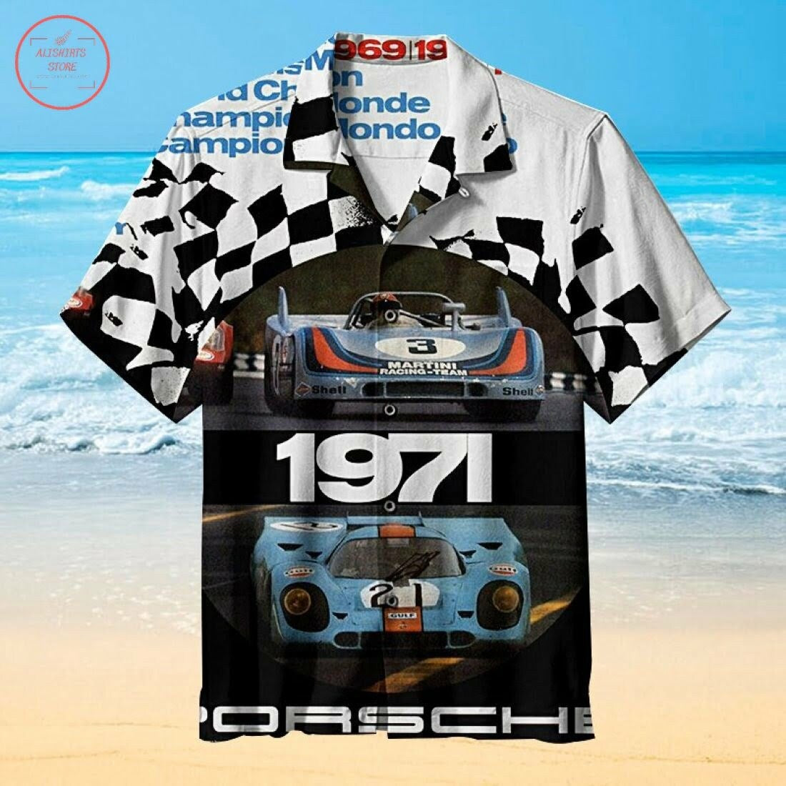 1971 Drag Racing Hawaiian Shirts