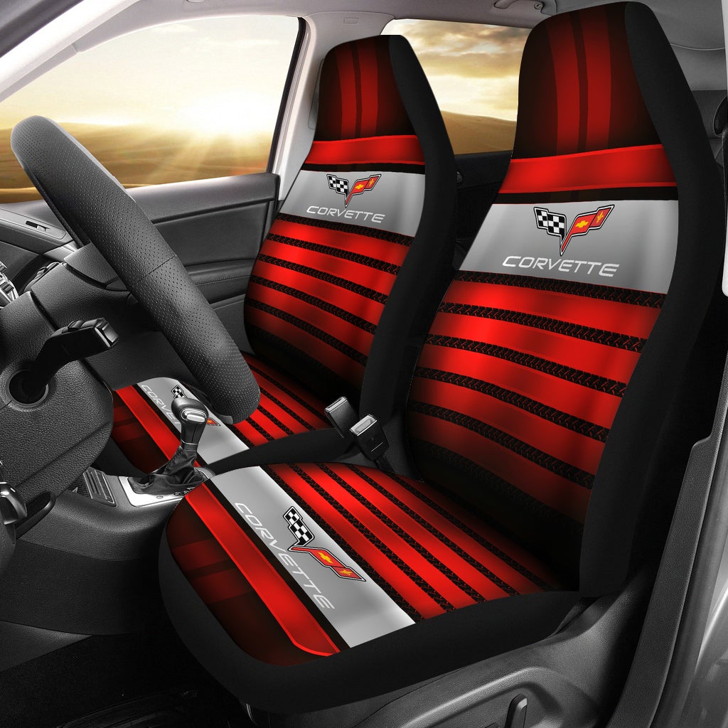 2 Front Corvette C6 Seat Covers