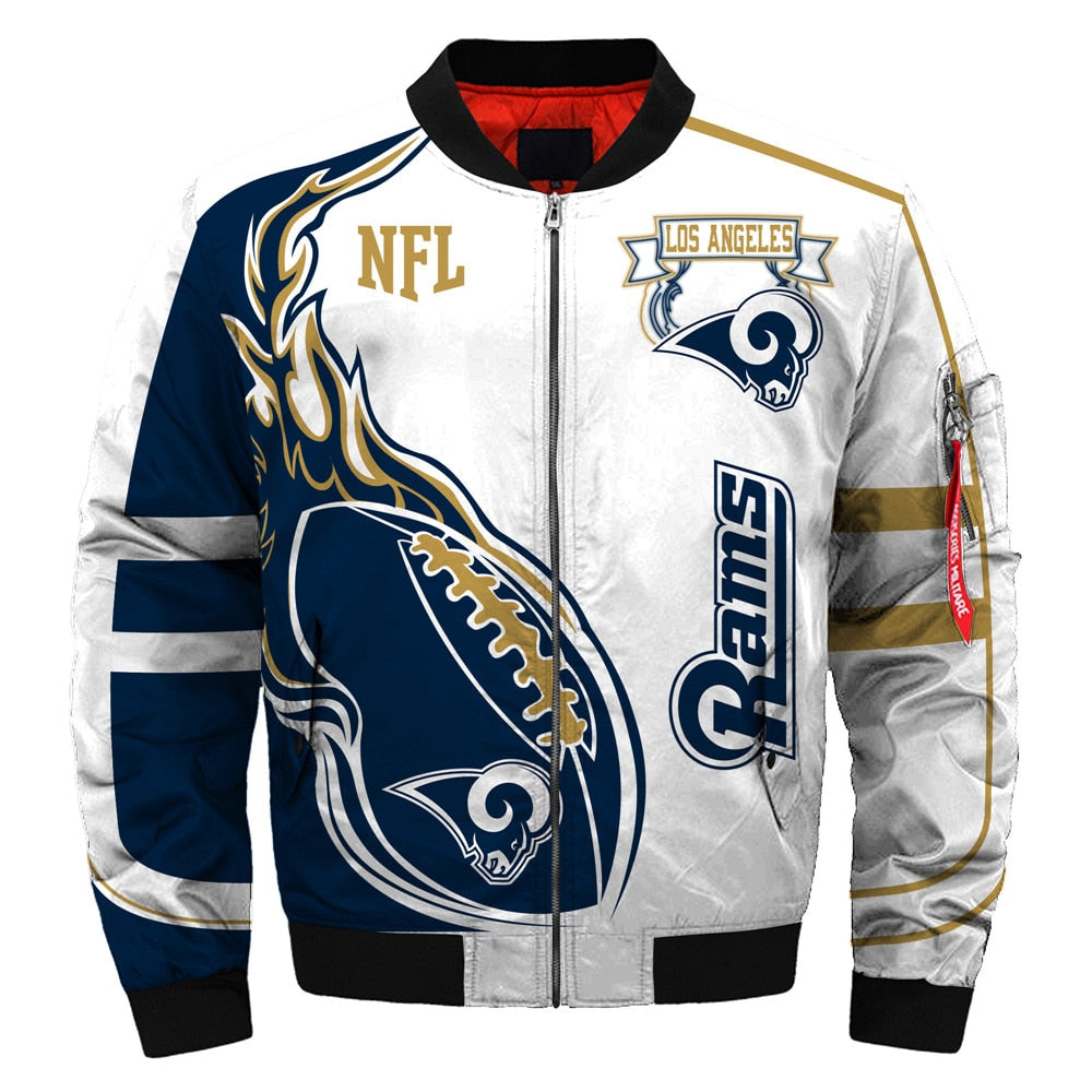 2019 Newest Jacket Custom  Los Angeles Rams Jackets