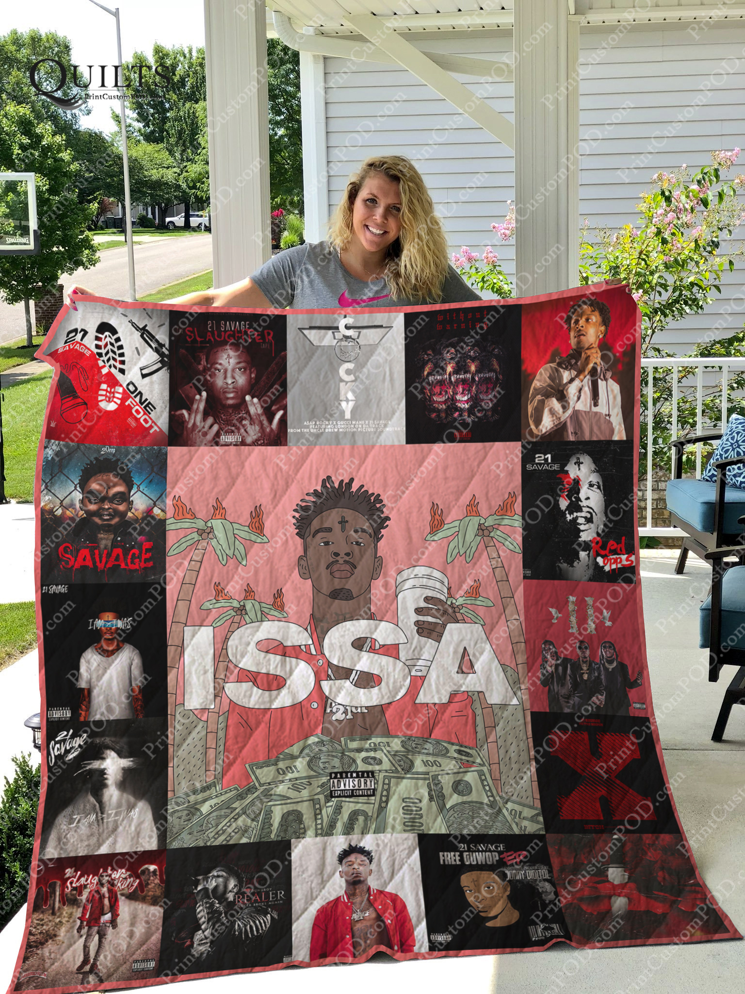 21 Savage Albums Quilt Blanket  Ver 17