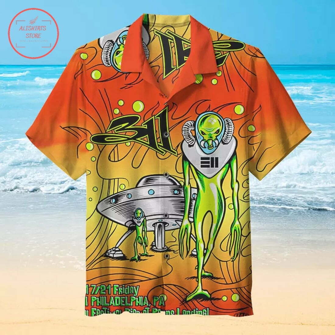 311 Music Poster Hawaiian Shirt