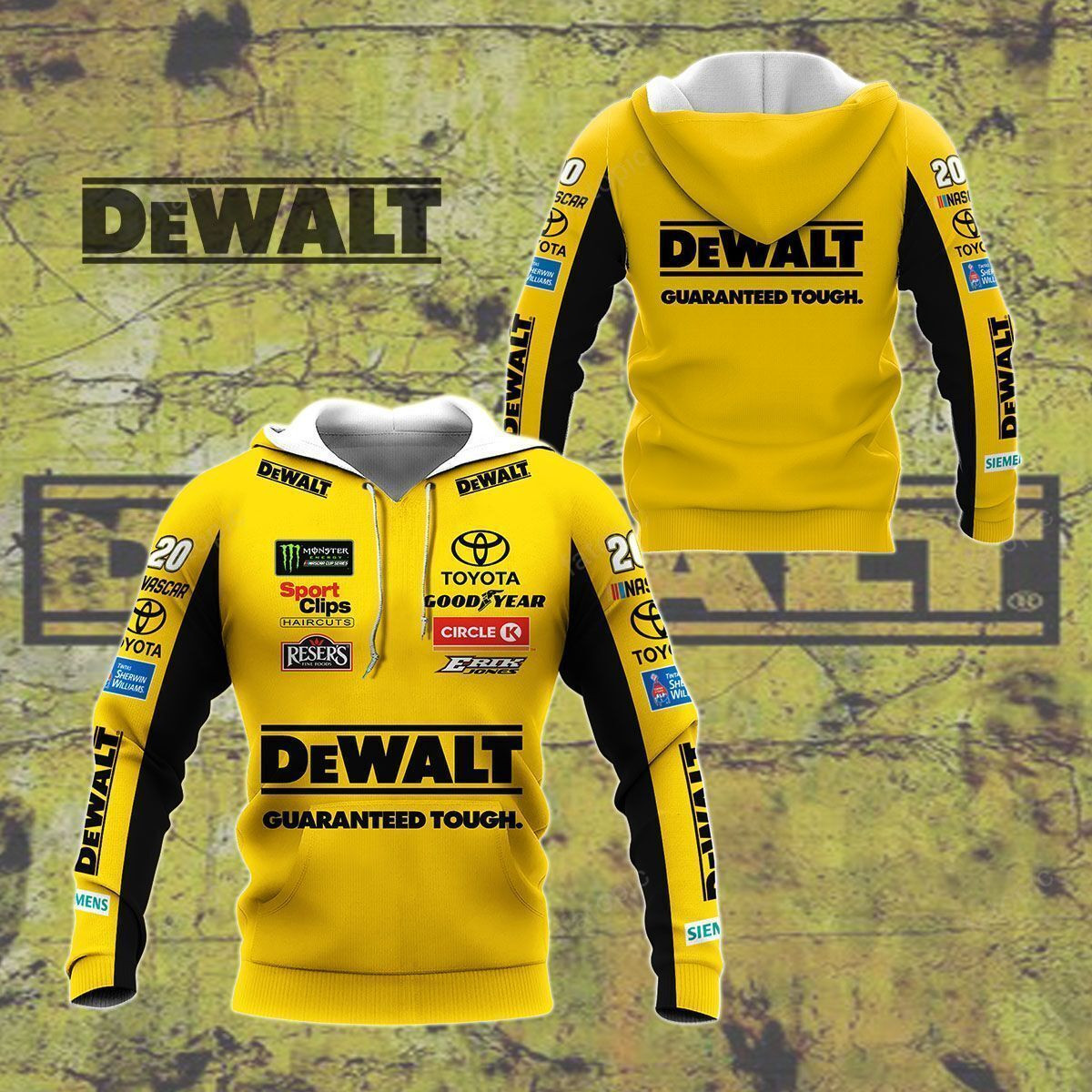 3D All Over  DEWALT Shirt Ver 4