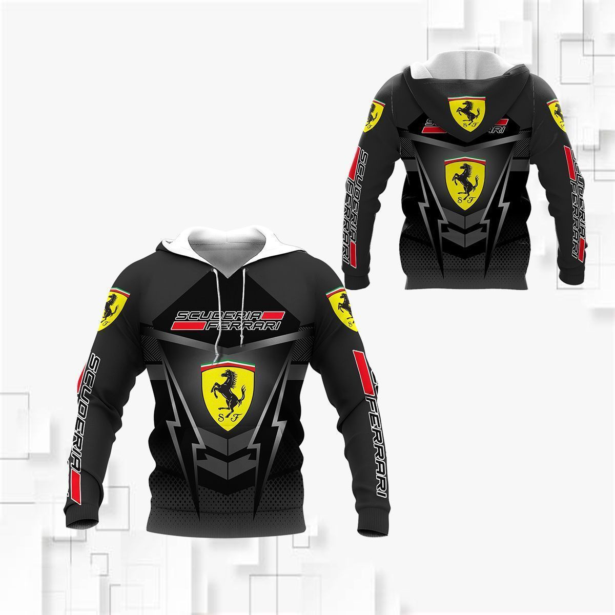 3D All Over  FERRARI Shirt Ver 5