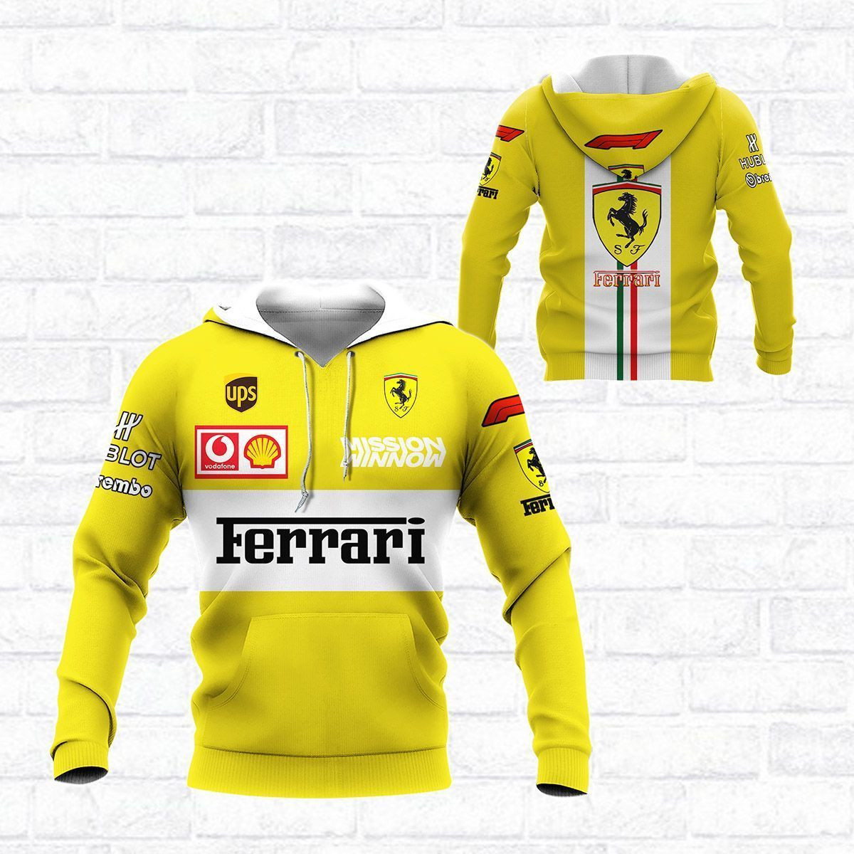 3D All Over  FERRARI Shirt Ver 7