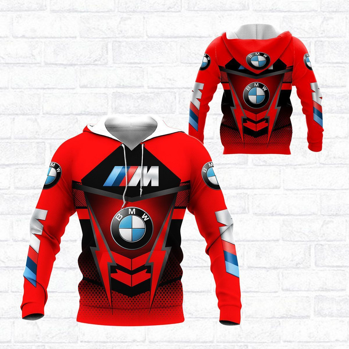 3D All Over Printed BMW HT Shirts Ver2 (Red)