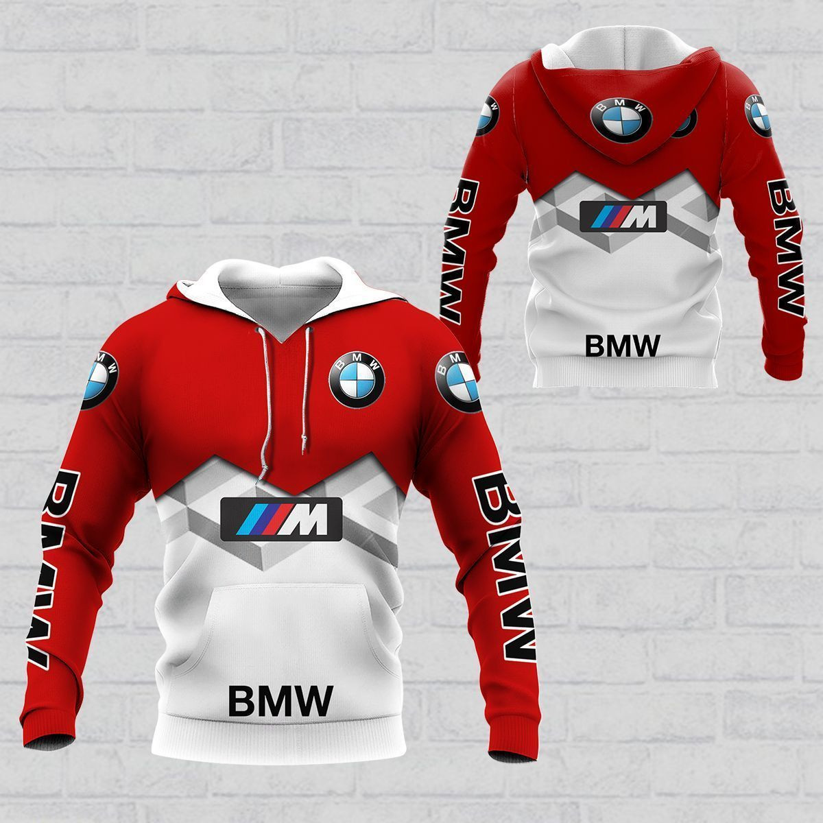 3D All Over Printed BMW  Shirts Ver 1 (Red)