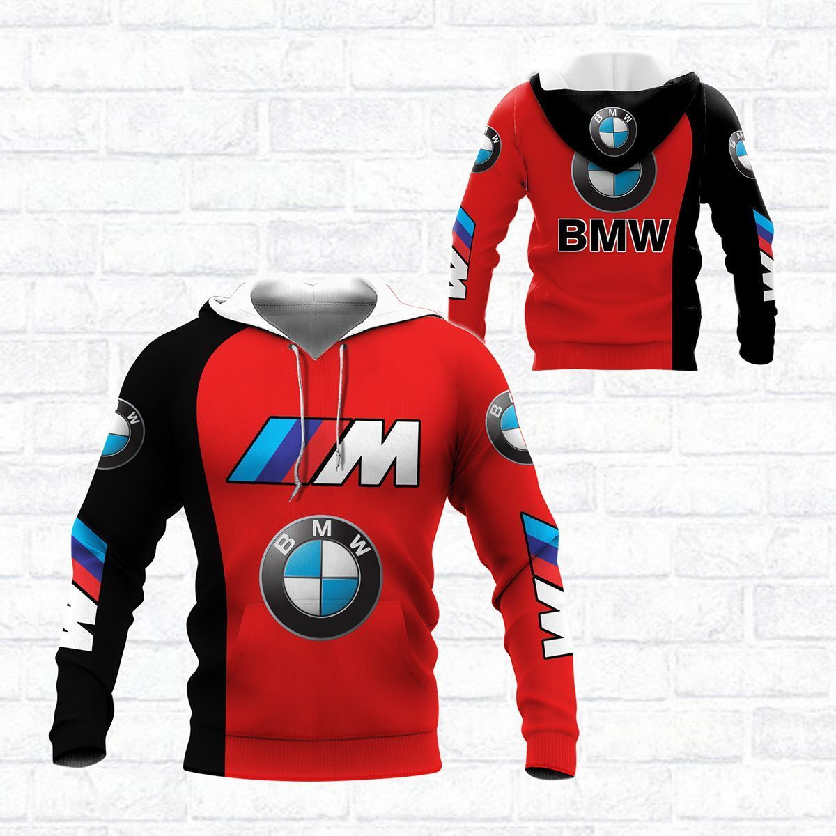 3D All Over Printed BMW  Shirts Ver4 (Red)