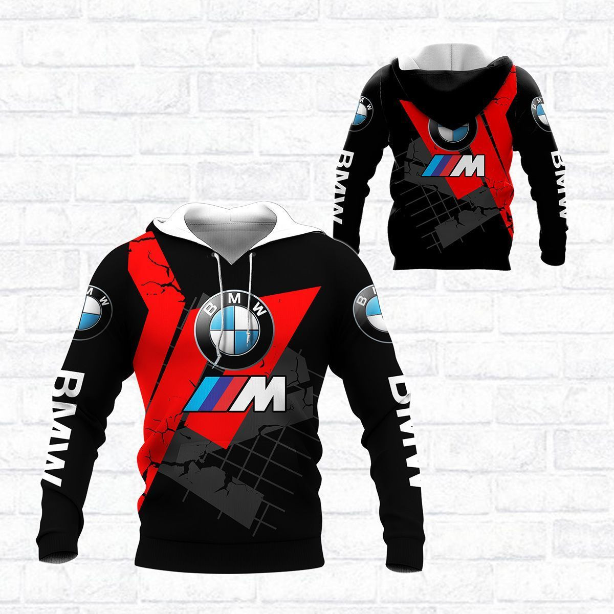 3D All Over Printed BMW  Shirts Ver5 (Red)