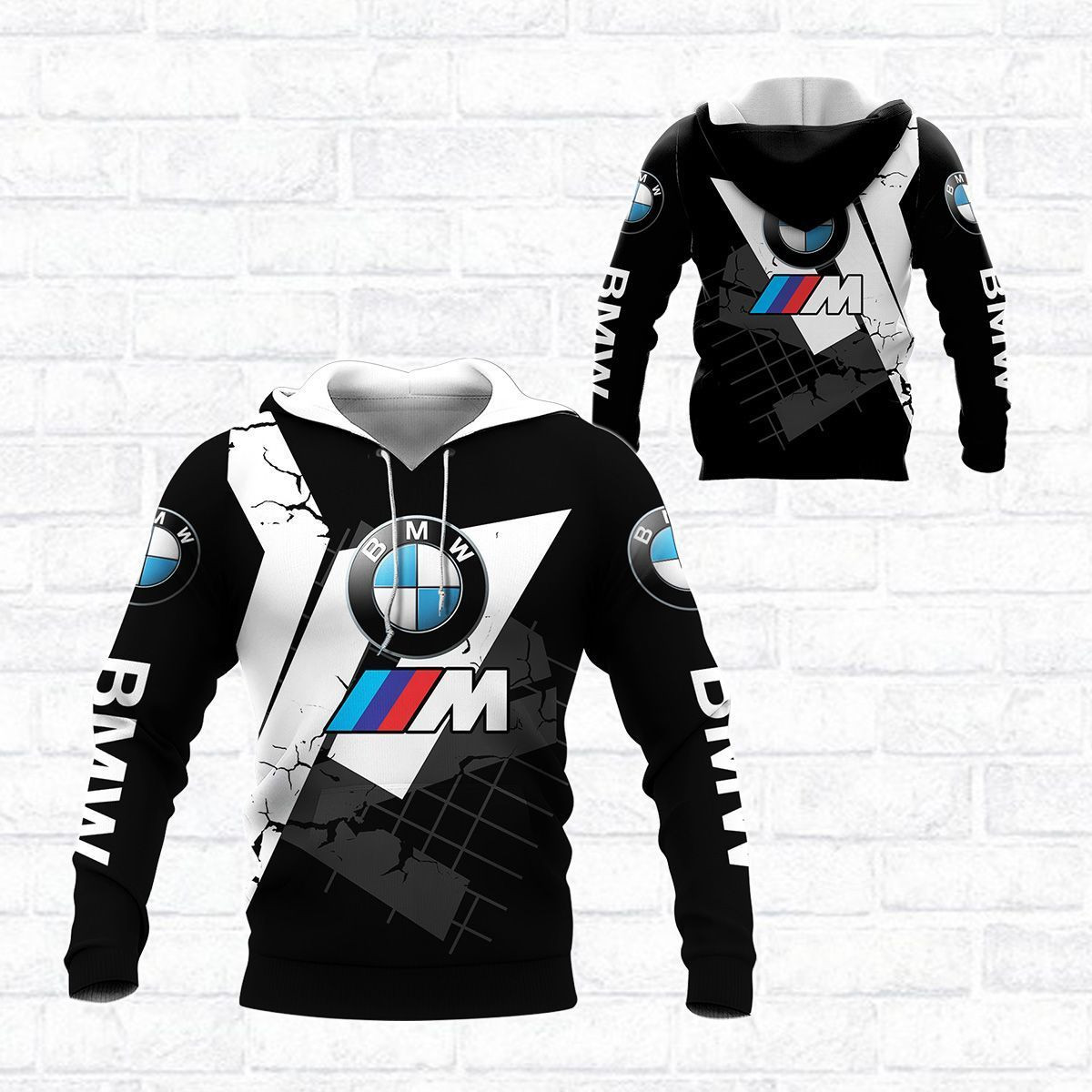 3D All Over Printed BMW  Shirts Ver5 (White)