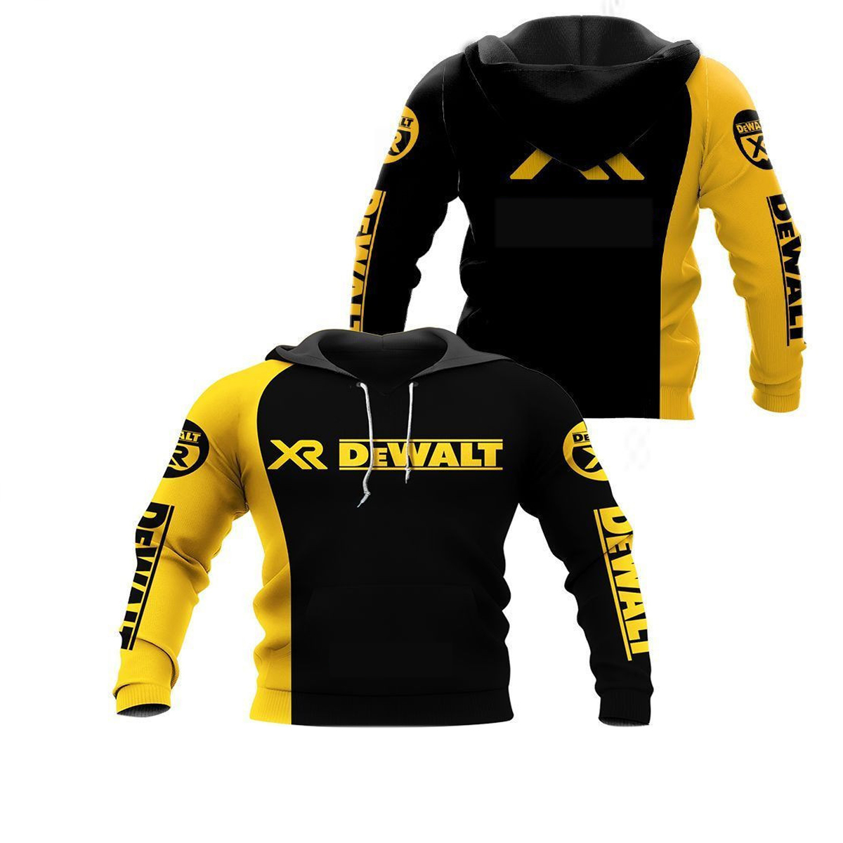 3D All Over Printed Dewalt Shirts Ver 2 (Black)