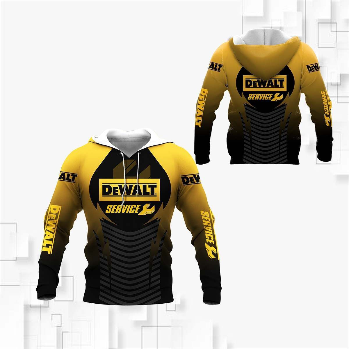 3D All Over Printed Dewalt Shirts Ver 3 (Black)