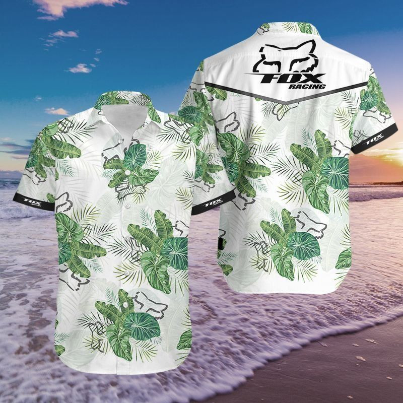 3D All Over Printed Fox Racing- NCT HAWAIIAN Shirts Ver 1 (White)