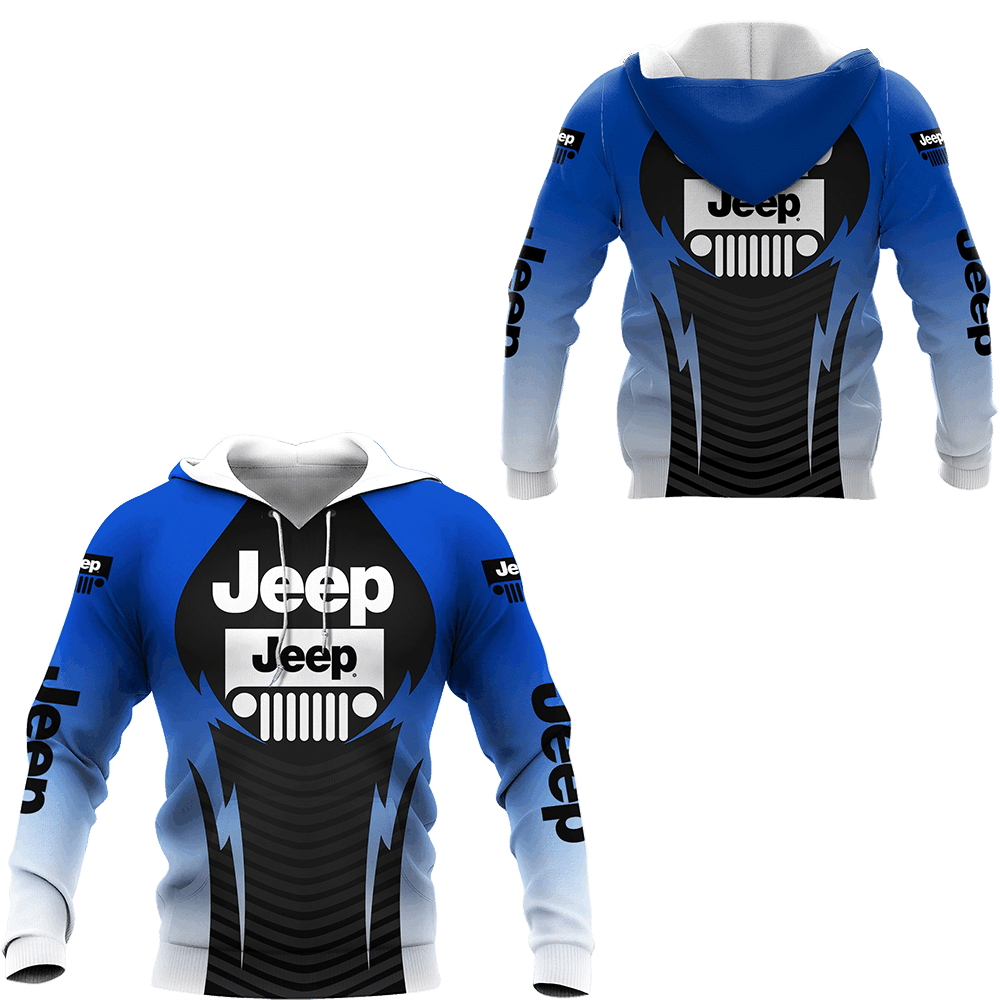 3D All Over Printed Jeep Shirts Ver 4 (Blue)