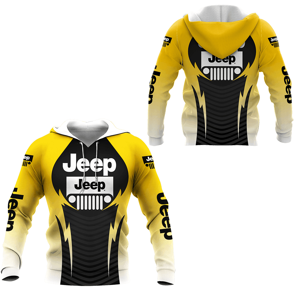 3D All Over Printed Jeep Shirts Ver 4 (Yellow)