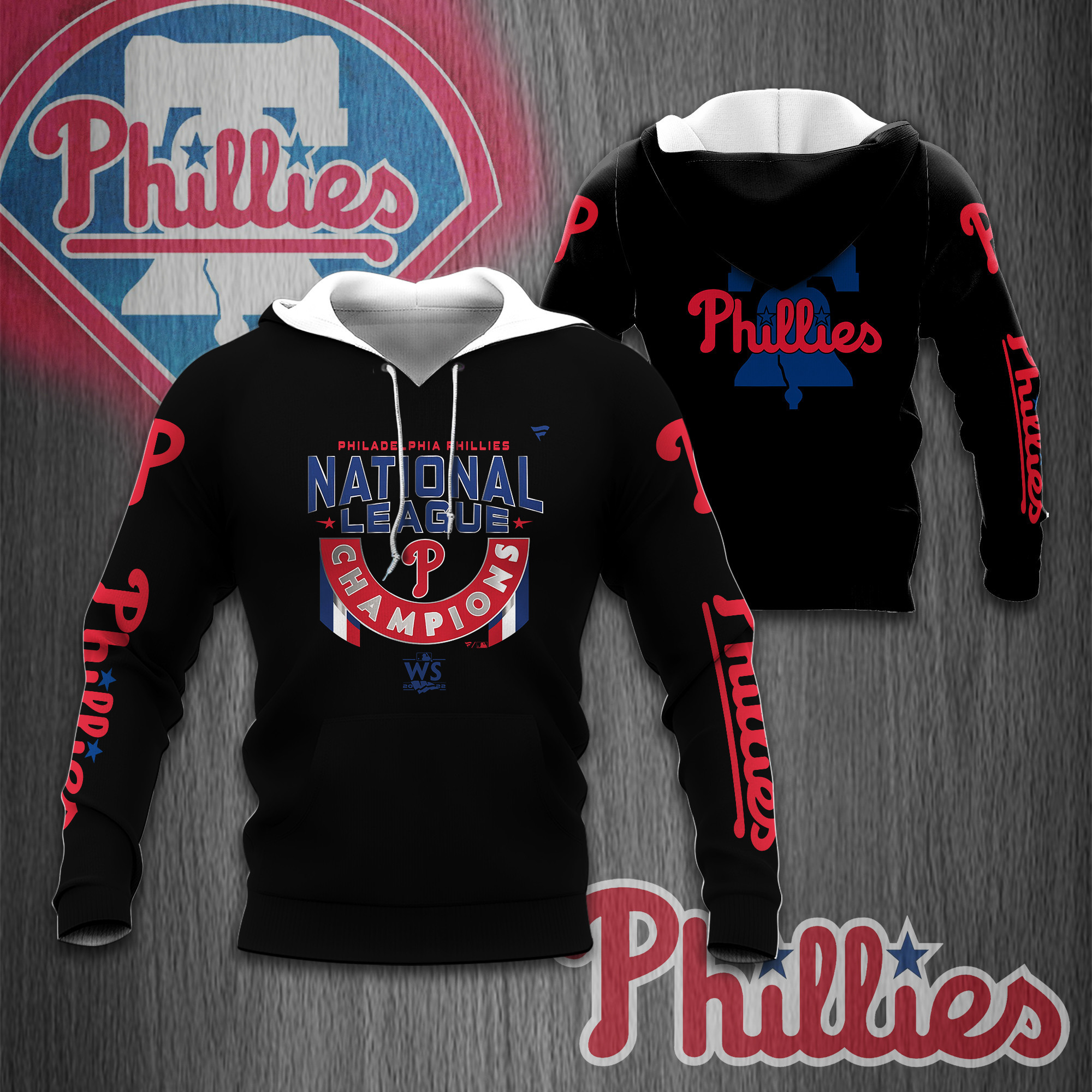 3D All Over Printed Philadelphia Phillies WS Shirt Ver 1