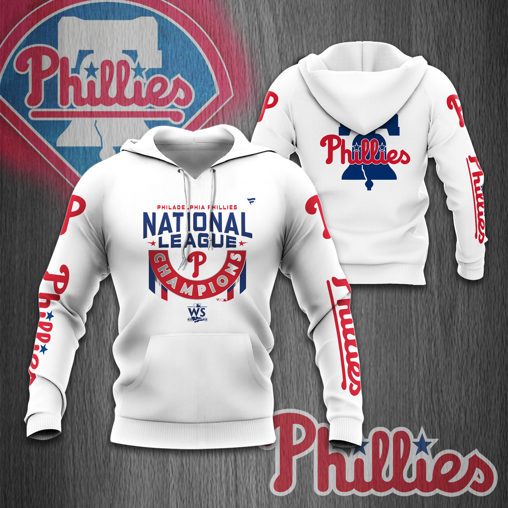 3D All Over Printed Philadelphia Phillies WS Shirt Ver 4