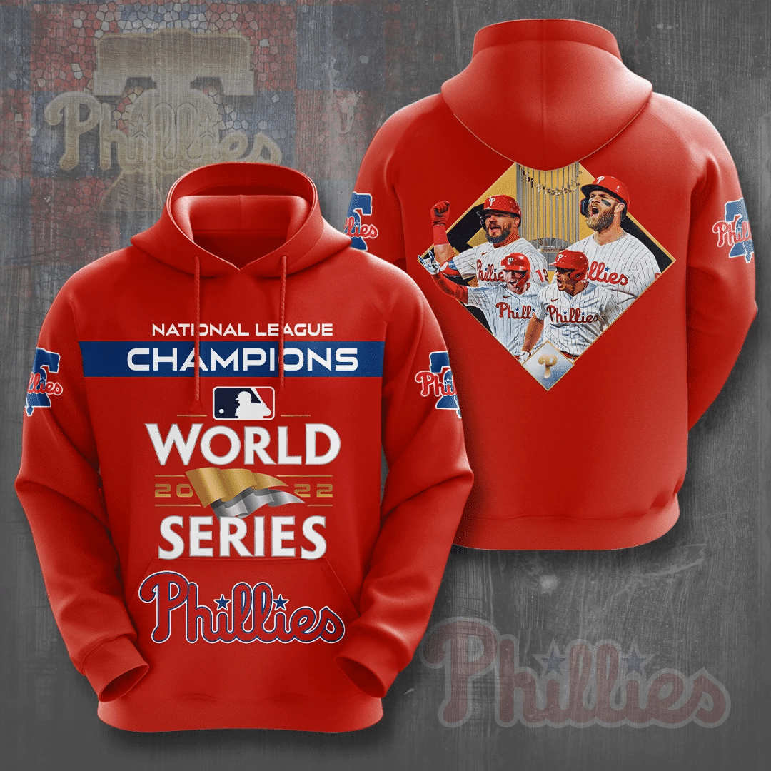 3D All Over Printed Philadelphia Phillies WS Shirt Ver 5