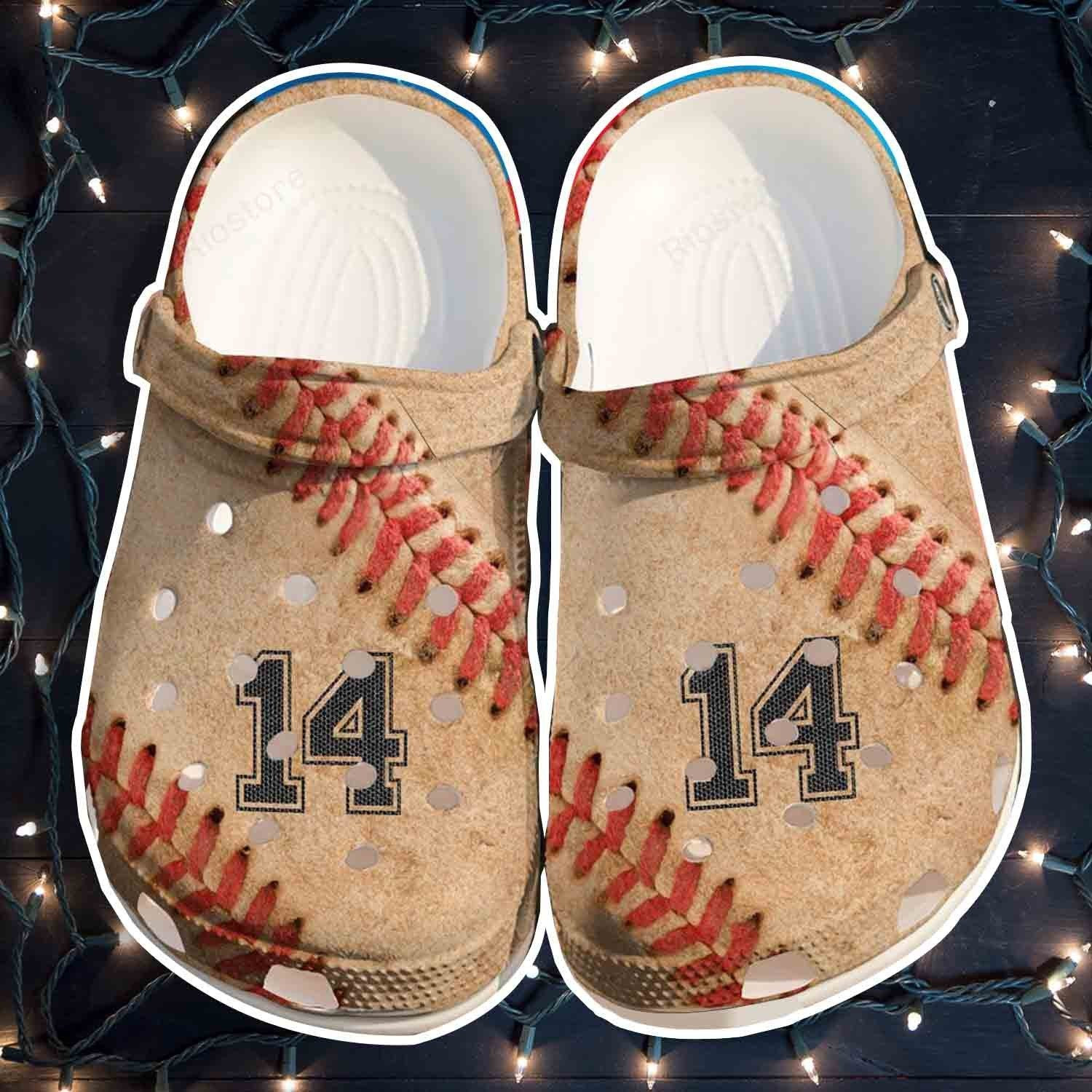 3D Baseball Ball Crocs Clogs For Batter - Funny Baseball Custom Crocs Clogs For Men Women