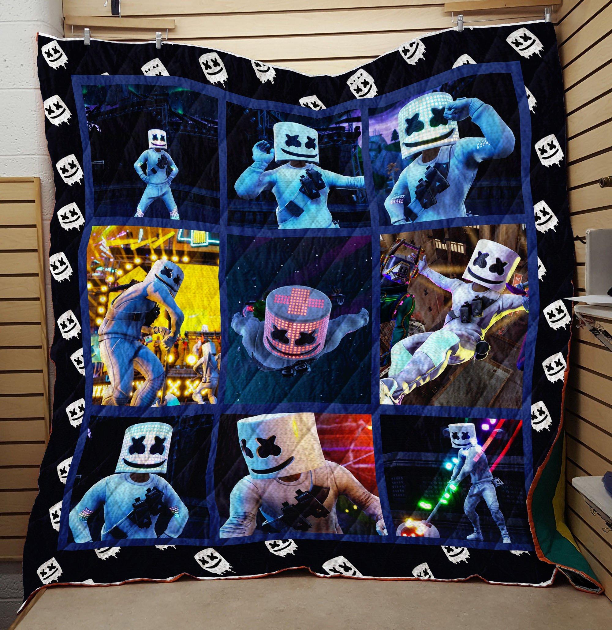 3d Customize Fortnite Game Quilt Blanket