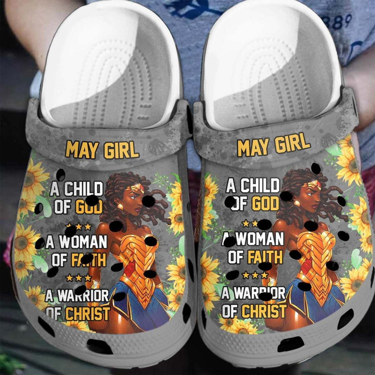 A Child Of God Crocs Clogs - A Woman Of Faith Custom Crocs Clogs Birthday Gift For Women Girls