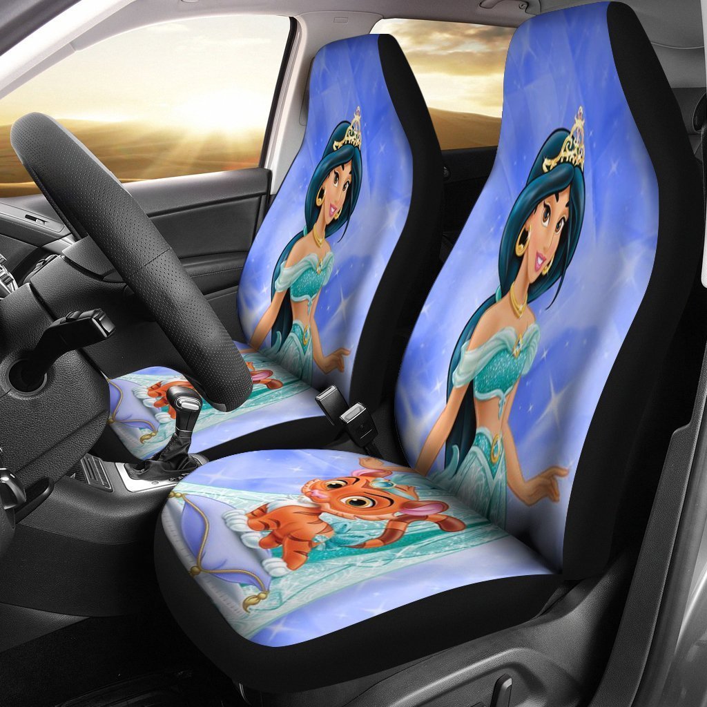 Aasmine And Rajah Car Seat Cover ( Set of 2)