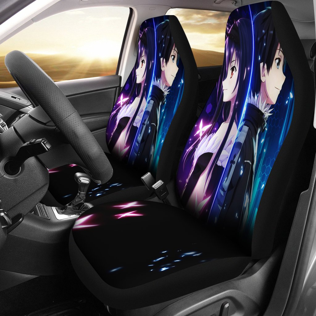 Accel World Vs Sword Art Online Car Seat Cover ( Set of 2)