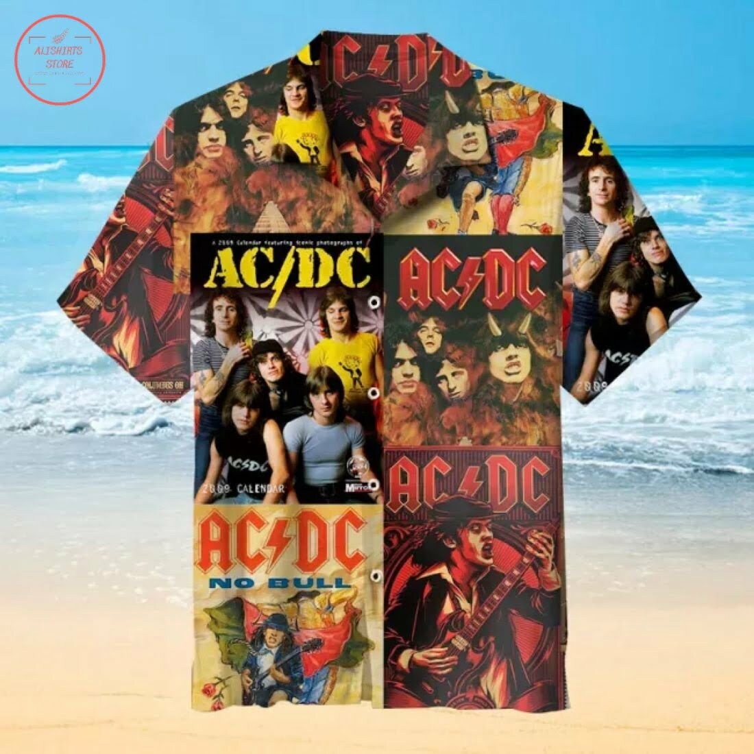 Acdc Band Hawaiian Shirt