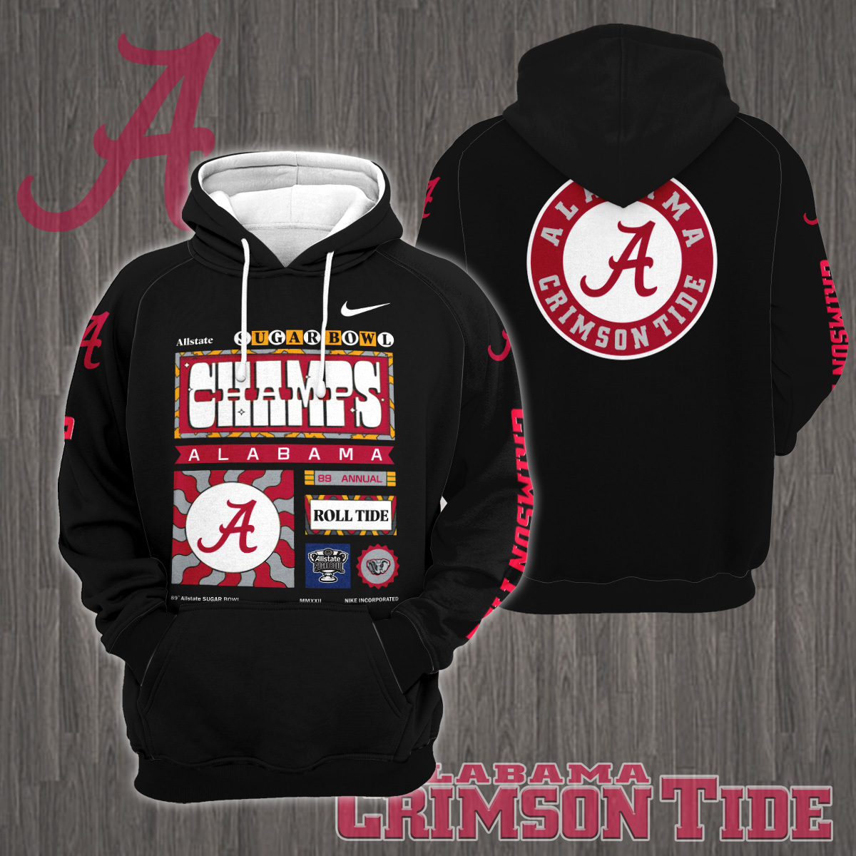 Alabama Crimson Tide 2022 Sugar Bowl Champions Shirt