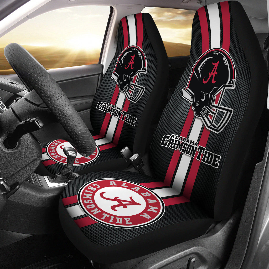 Alabama Crimson Tide Car Seat Covers  Helmet DRC220819-03