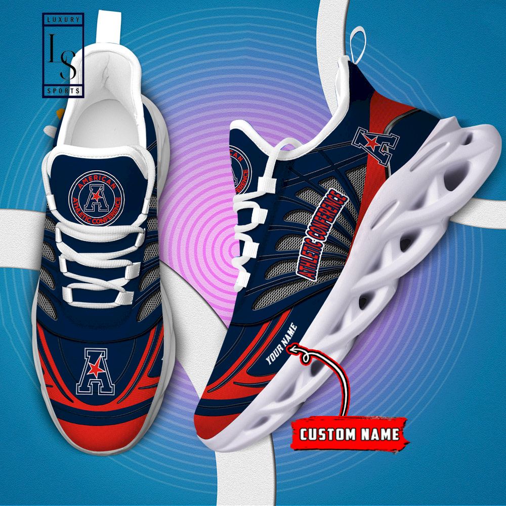 American Athletic Conference Custom Name Max Soul Shoes