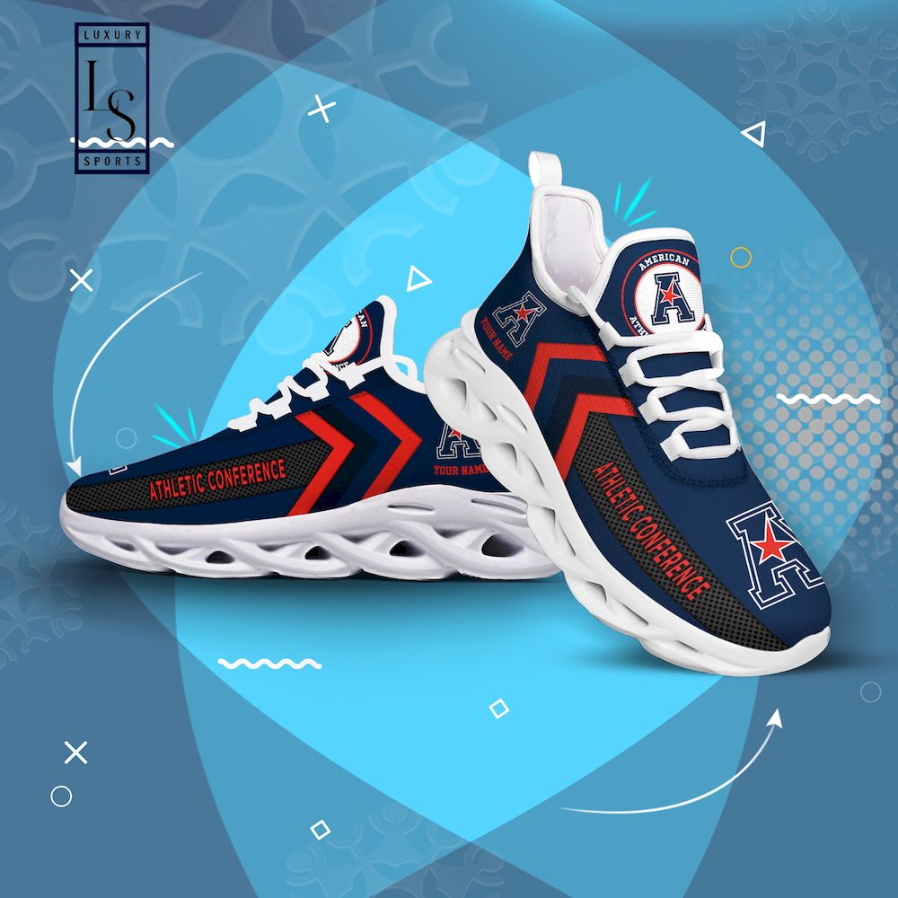 American Athletic Conference Personalized Max Soul Shoes