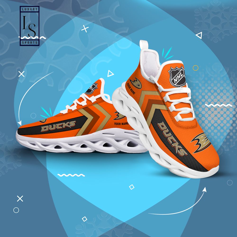 Anaheim Ducks NHL Personalized Max Soul Shoes