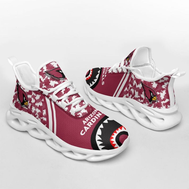 Arizona Cardinals Camo Bape Max Soul Black Or White Soles Shoes NLA019526