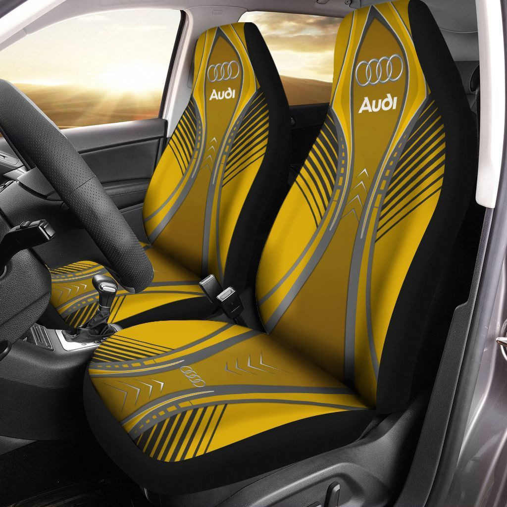 Audi TTT-NH Car Seat Cover (Set of 2) Ver 1 (Yellow)