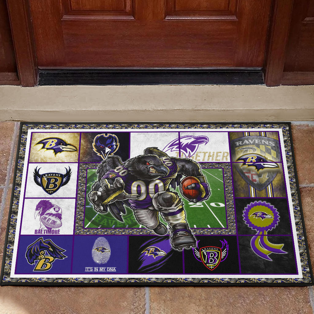 Baltimore Players Ravens Door Mat