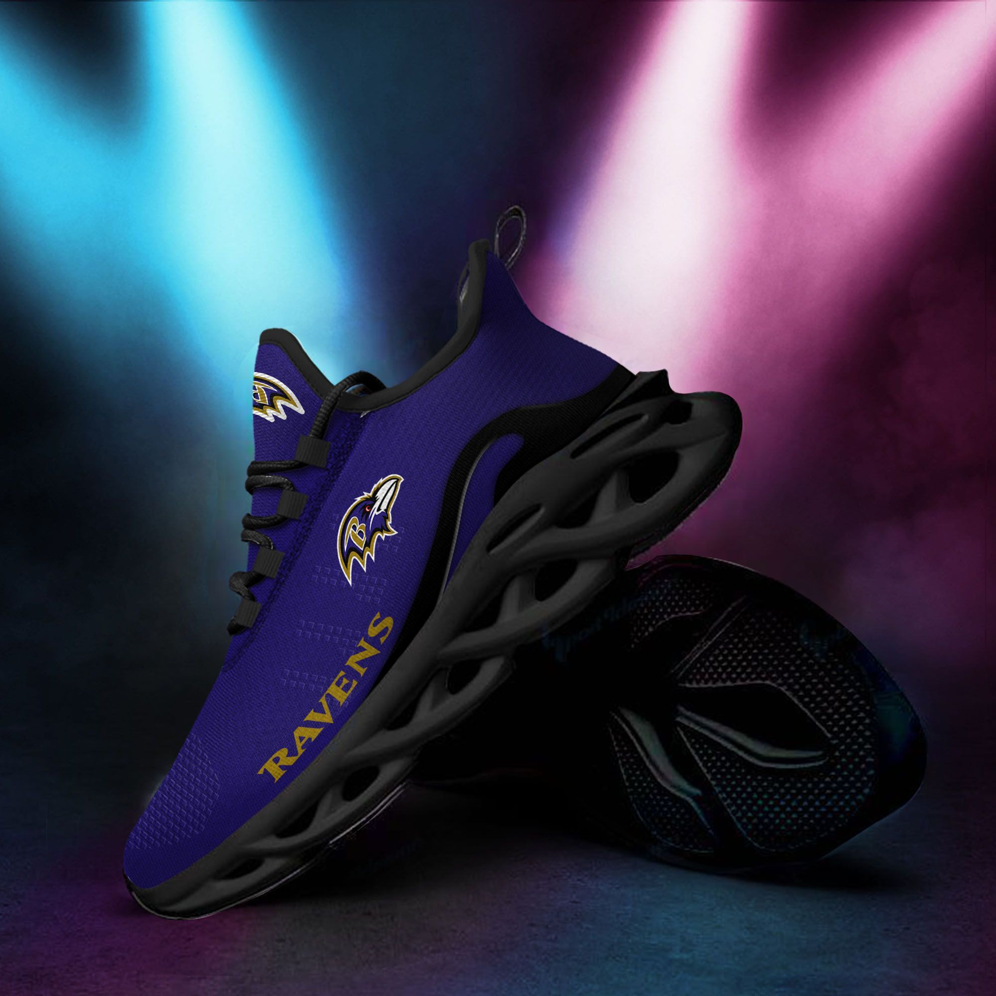 Baltimore Ravens   D Printed  Max Soul Clunky Sneaker Shoes