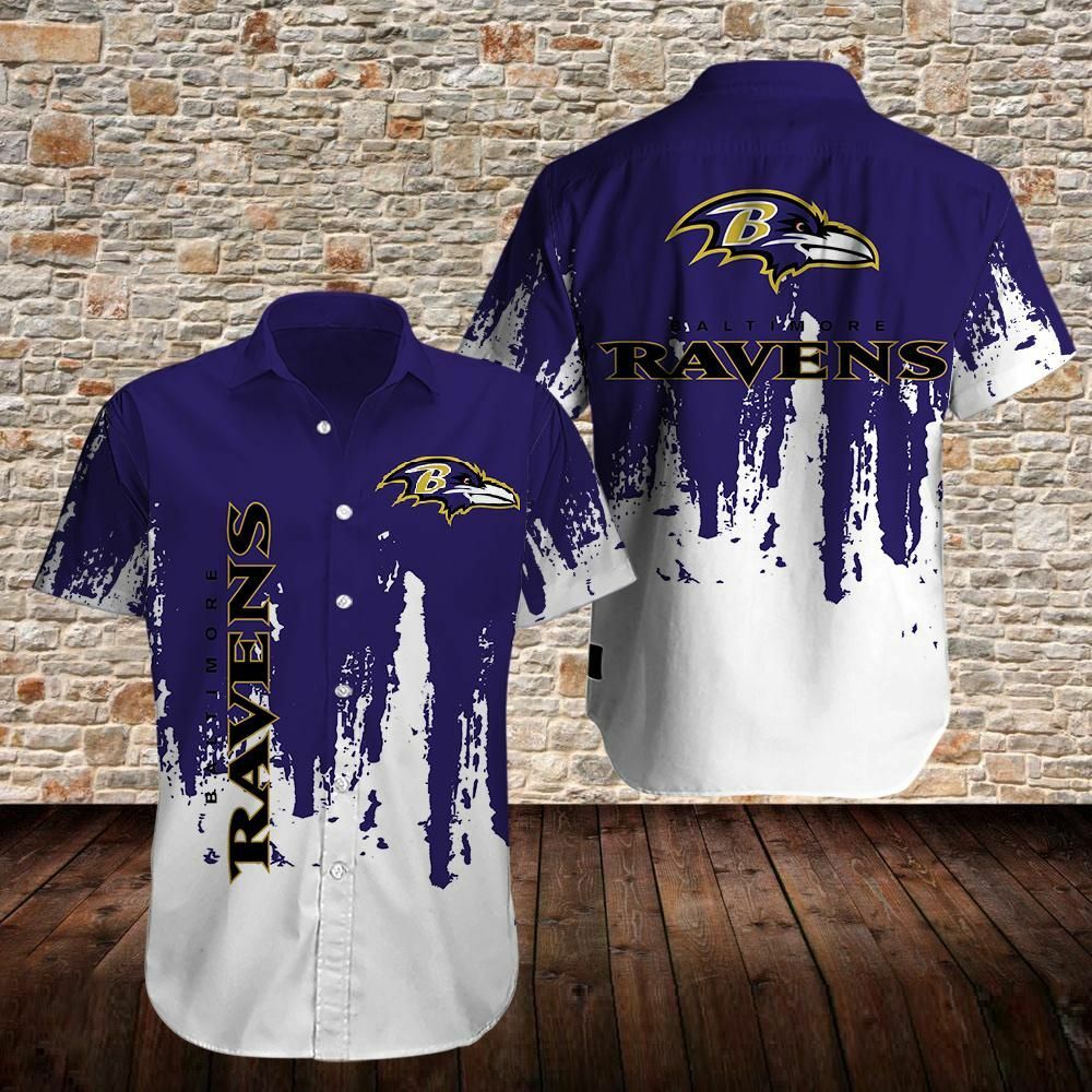 Baltimore Ravens  Purple Hawaiian Shirt