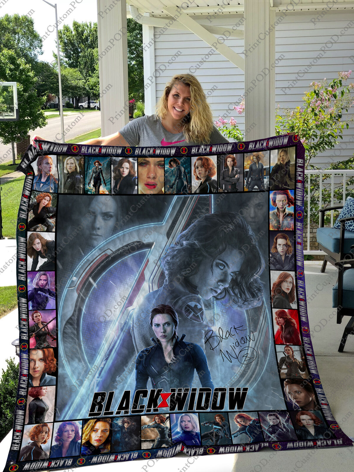  Black Widow Quilt Blanket - Best Gifts , Birthday