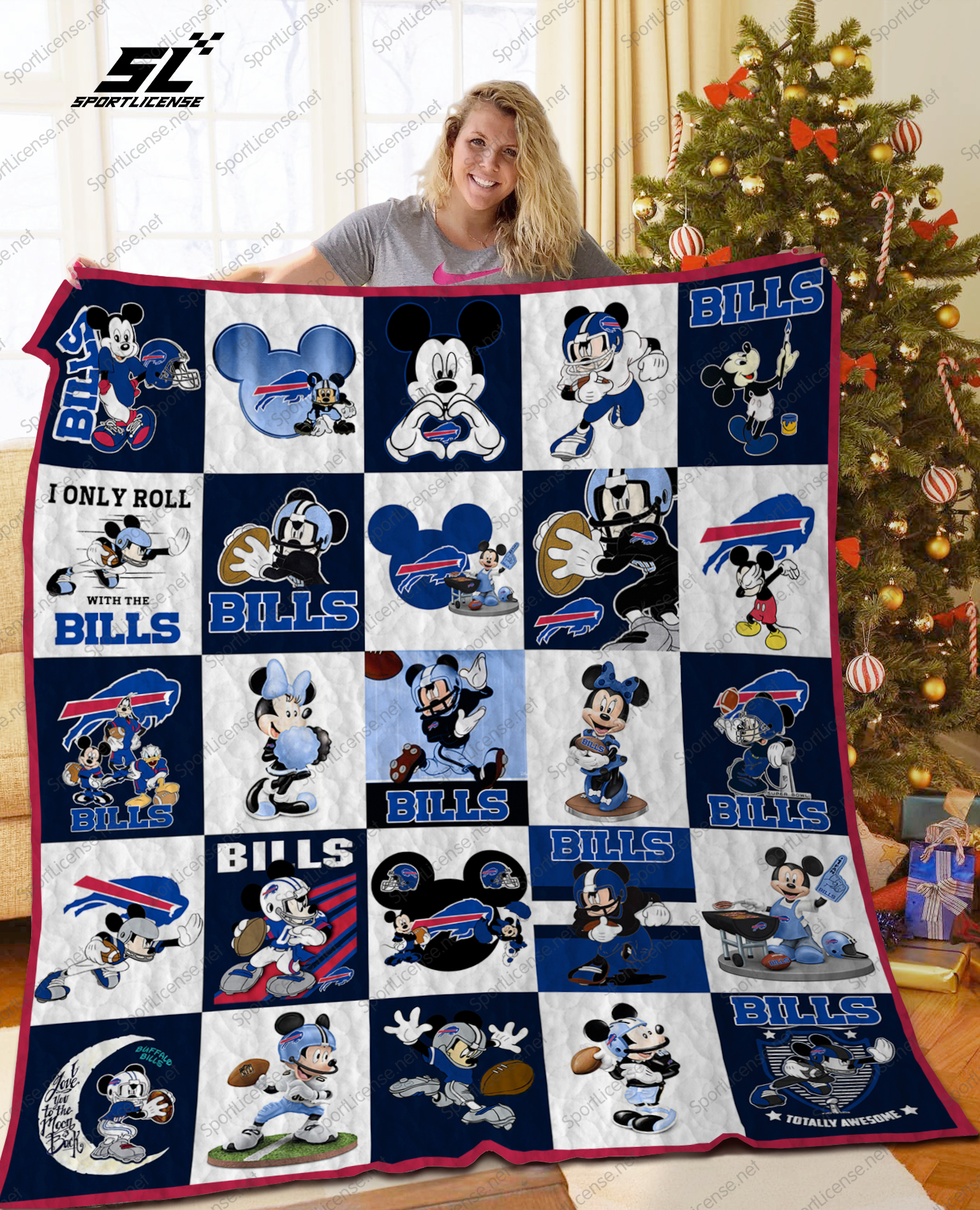 Buffalo Bills  Quilt Blanket