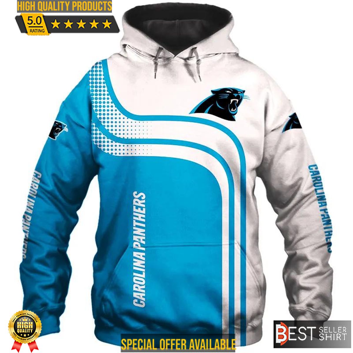 Carolina Panthers American Football 3D Hoodie 3D Sweatshirt