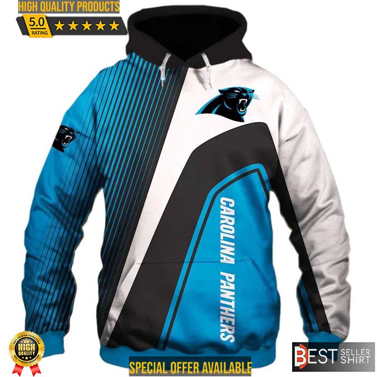 Carolina Panthers American Football 3D Hoodie 3D Sweatshirt