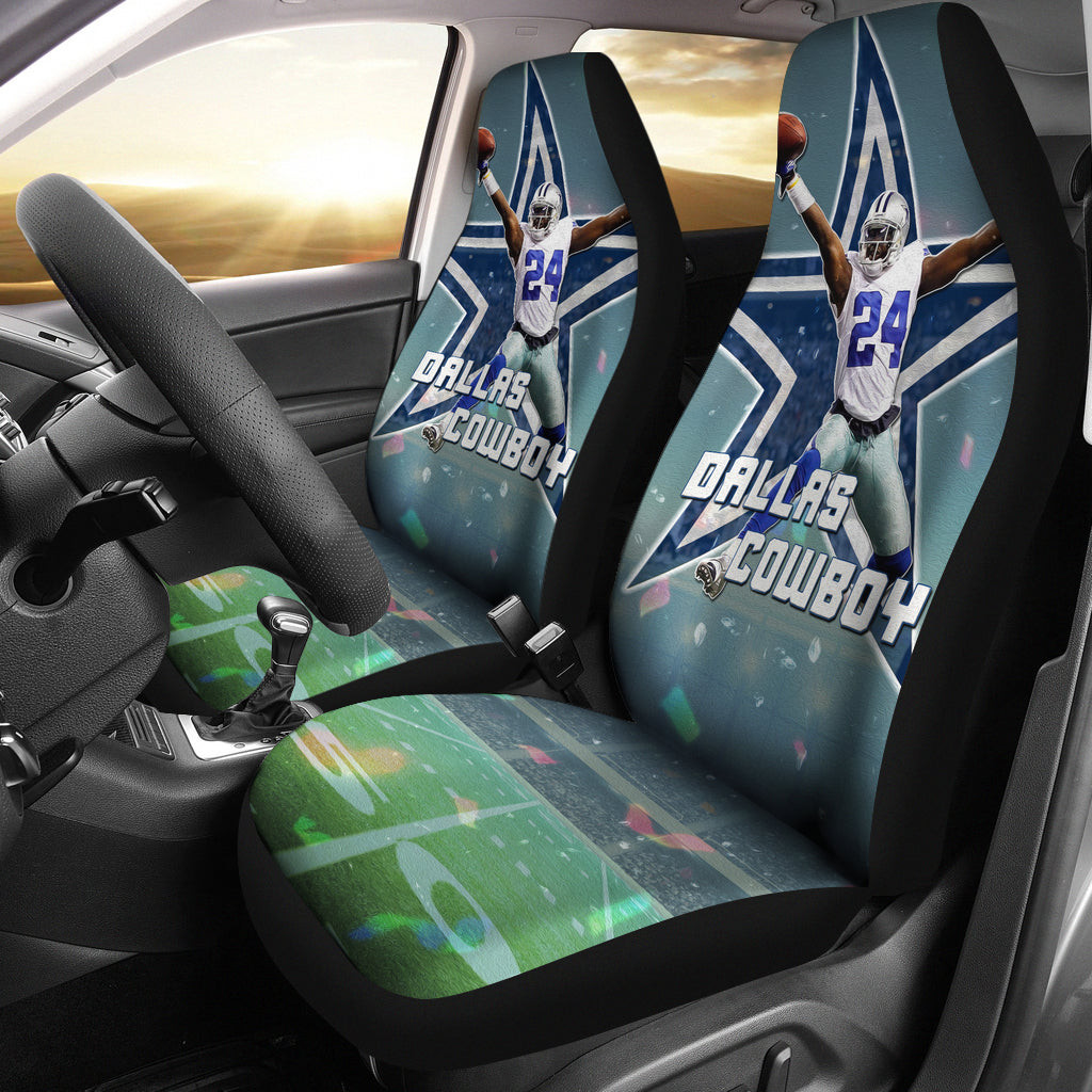 Dallas  Cowboy Player 24 Champions Winning Celebration Car Seat Covers