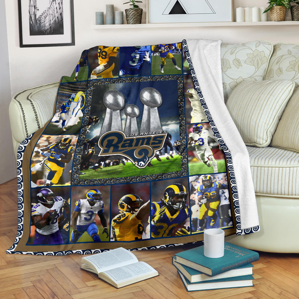 Los Angeles Players Rams Fleece Blanket