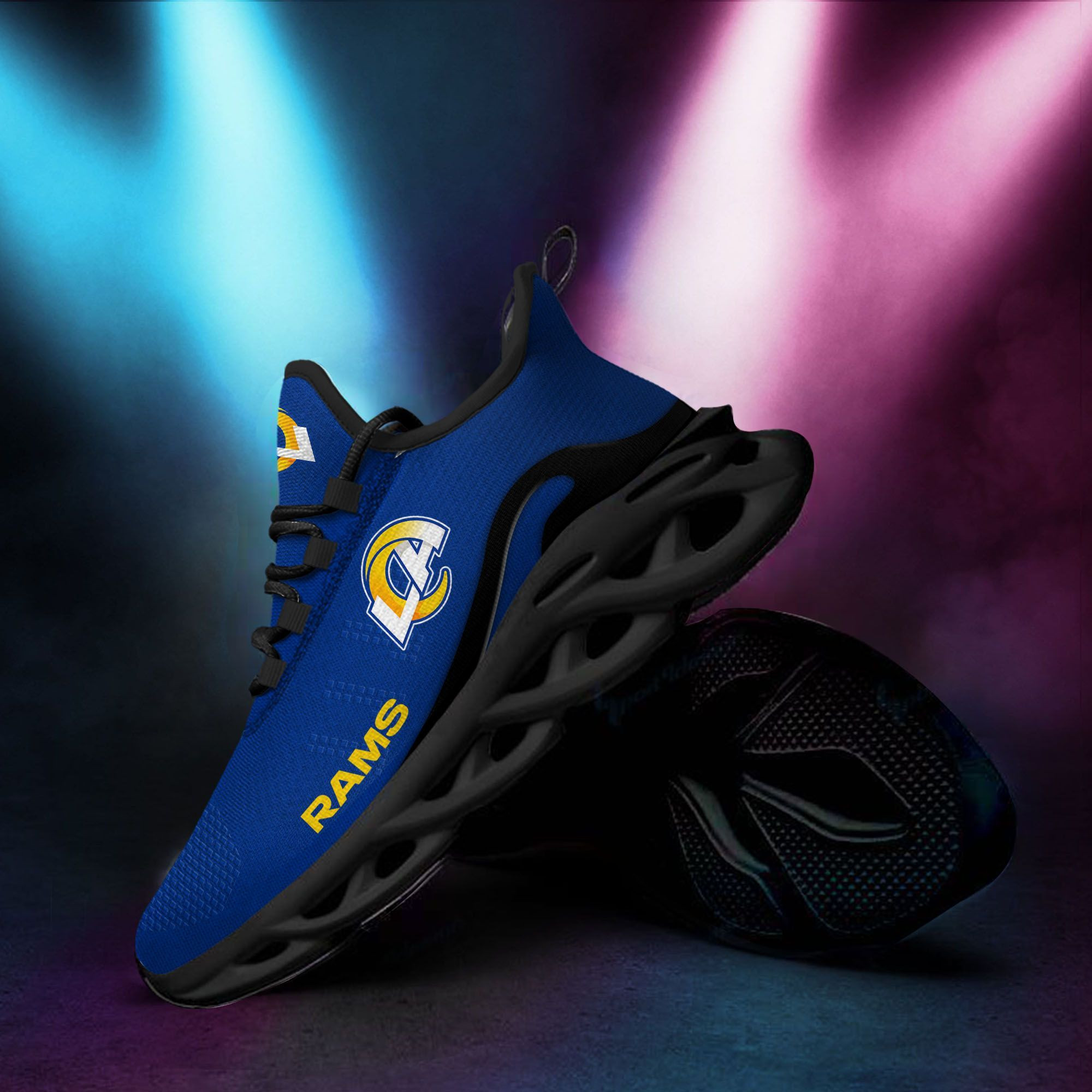 Los Angeles Rams   D Printed  Max Soul Clunky Sneaker Shoes