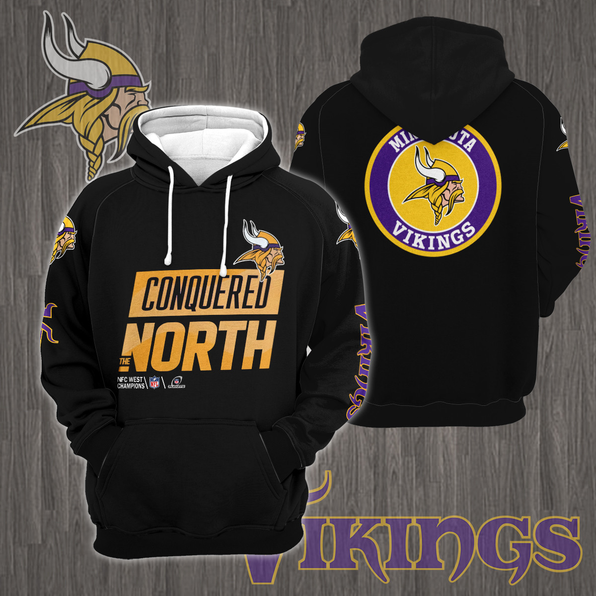 Minnesota Vikings 2022 NFC NORTH Champions Shirt Ver 1