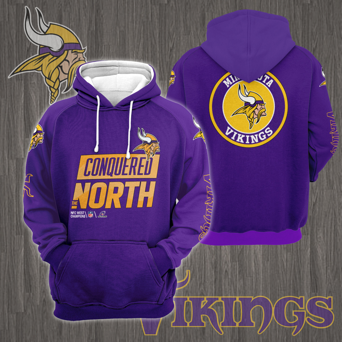 Minnesota Vikings 2022 NFC NORTH Champions Shirt Ver 2