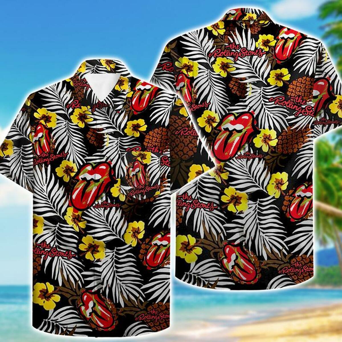 Rolling Stones Hawaii Hawaiian Shirt