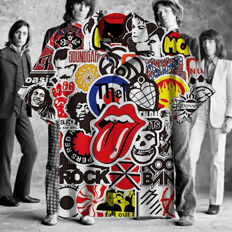 Rolling Stones Hawaiian Shirt